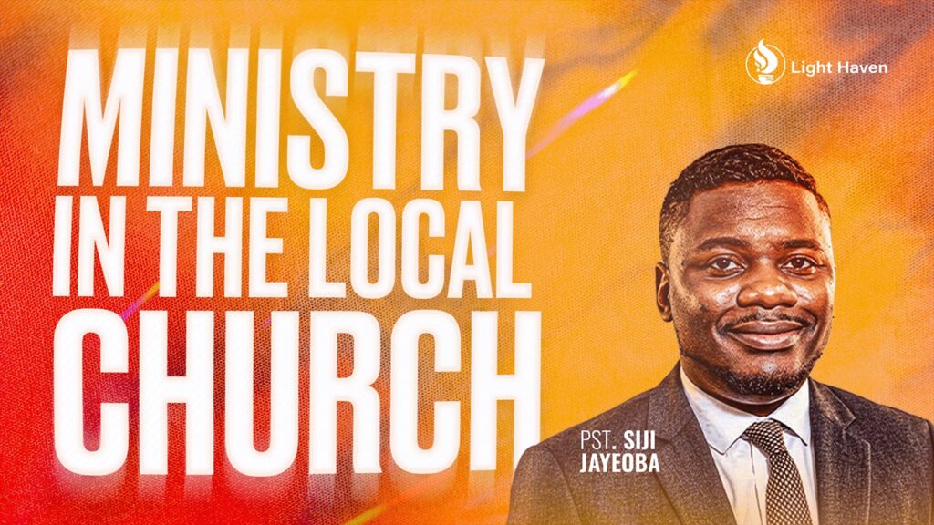 Ministry in the local church- track 1